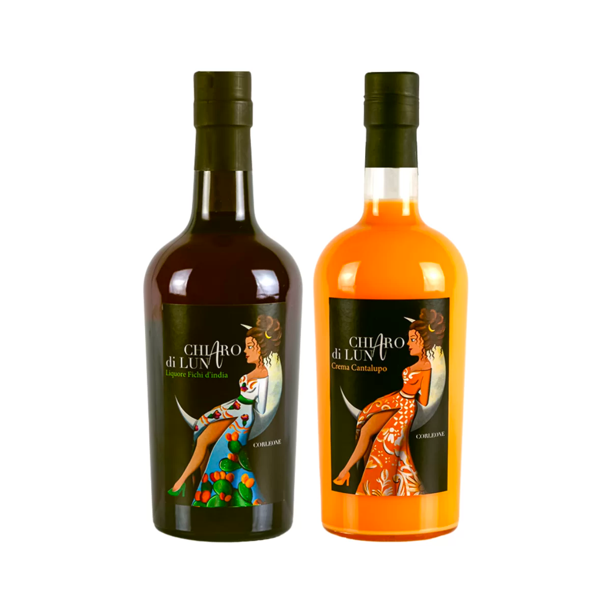 I Fruttati Box 2 Bottiglie: Liquore Fichi D’India E Crema Cantalupo