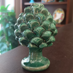 Pigna in ceramica Verde smeraldo