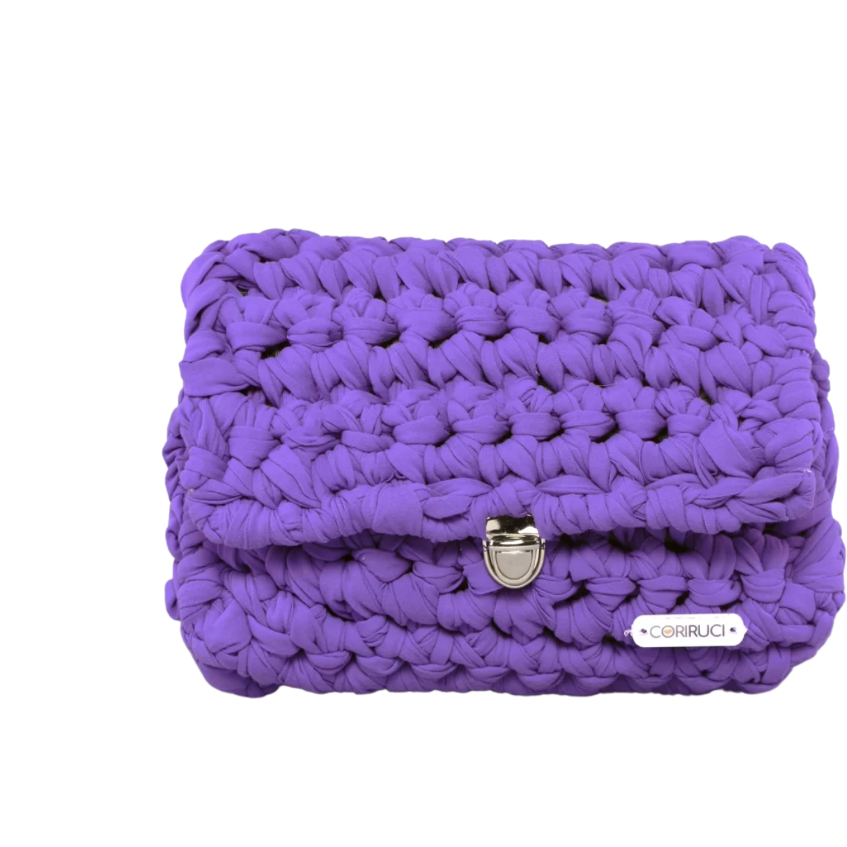 Shoulder Crochet Bag Viola Borsa a spalla Rigida