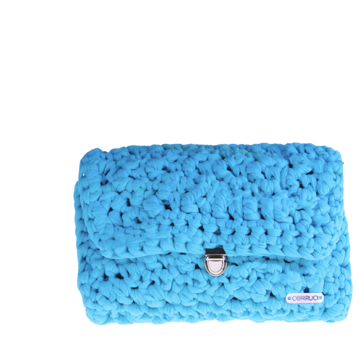 Shoulder Crochet Bag Celeste Borsa a spalla Rigida
