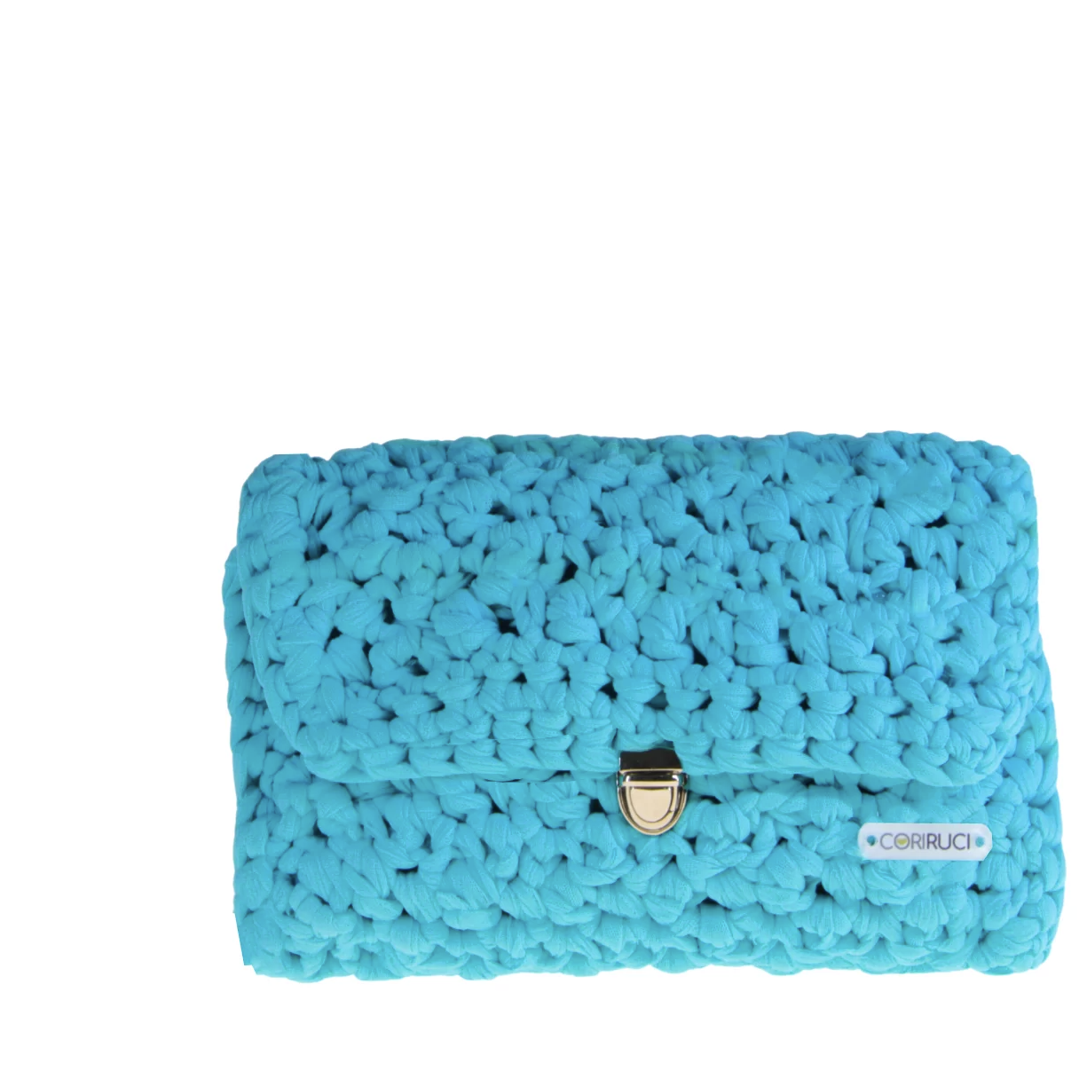 Shoulder Crochet Bag Azzurra Borsa a spalla Rigida
